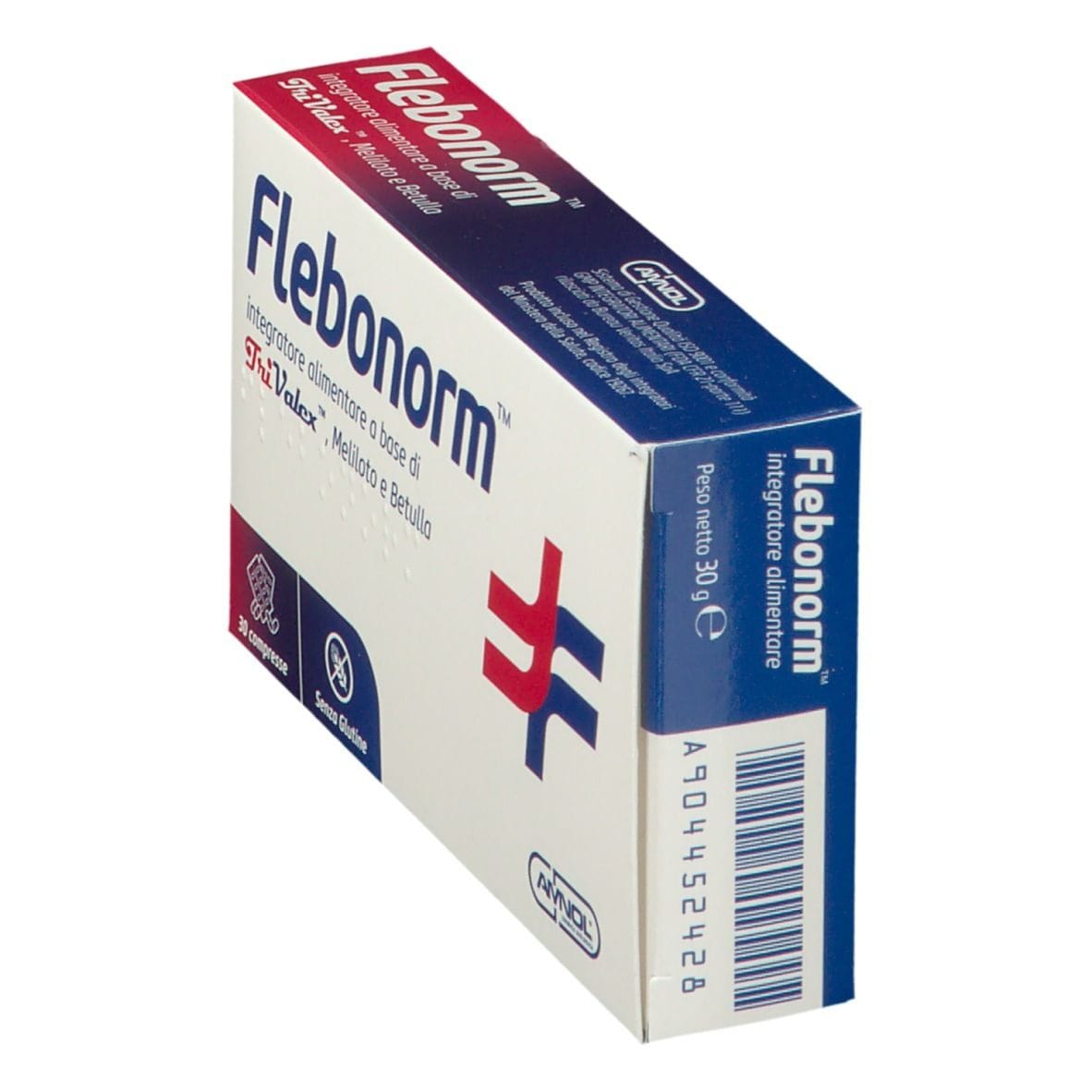 Integratore Flebonorm per drenaggio e microcircolo, 30 cpr