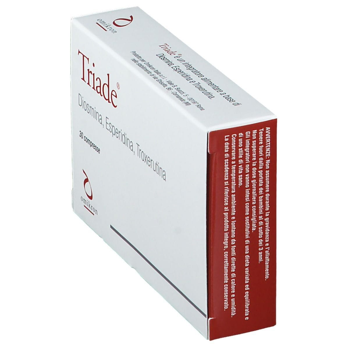 Integratore Triade con Diosmina ed Esperidina, 30 compresse