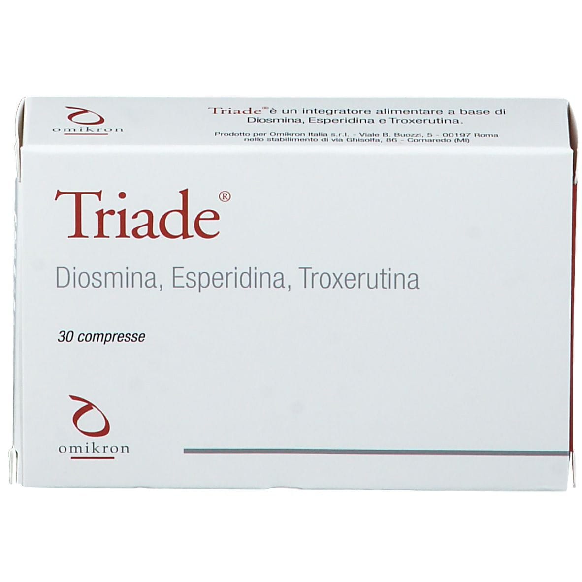 Integratore Triade con Diosmina ed Esperidina, 30 compresse