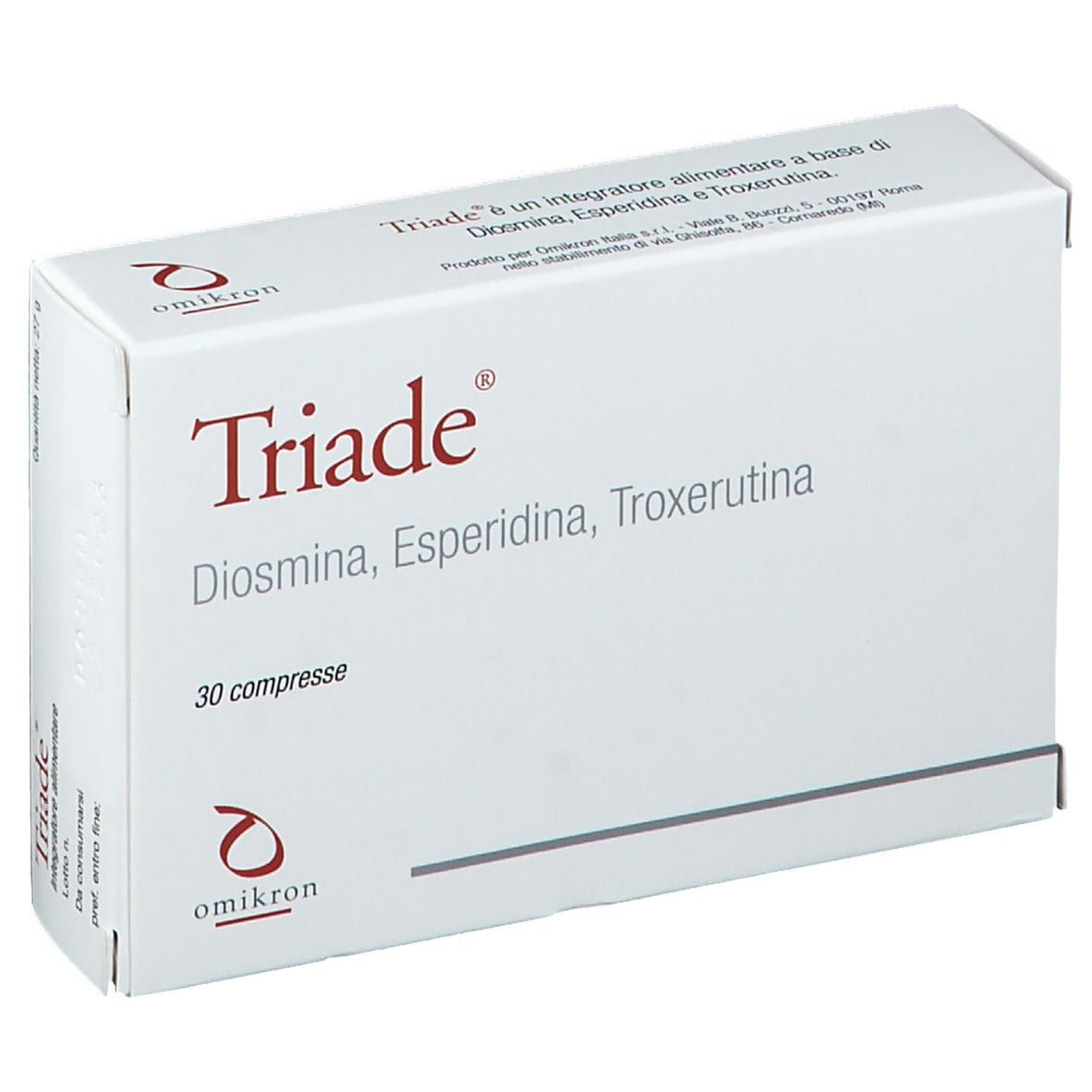 Integratore Triade con Diosmina ed Esperidina, 30 compresse