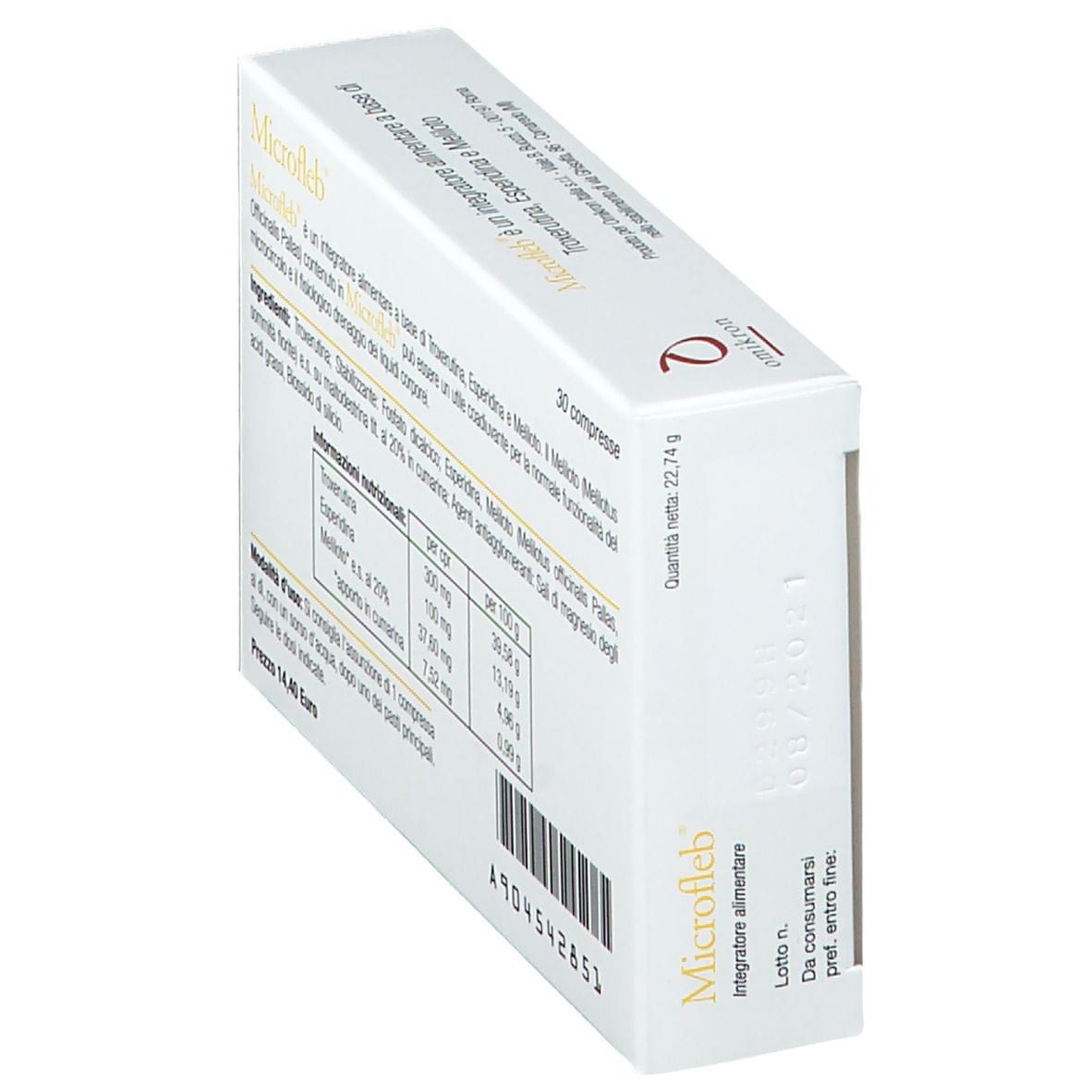 Integratore Microfleb per il microcircolo, 30 compresse