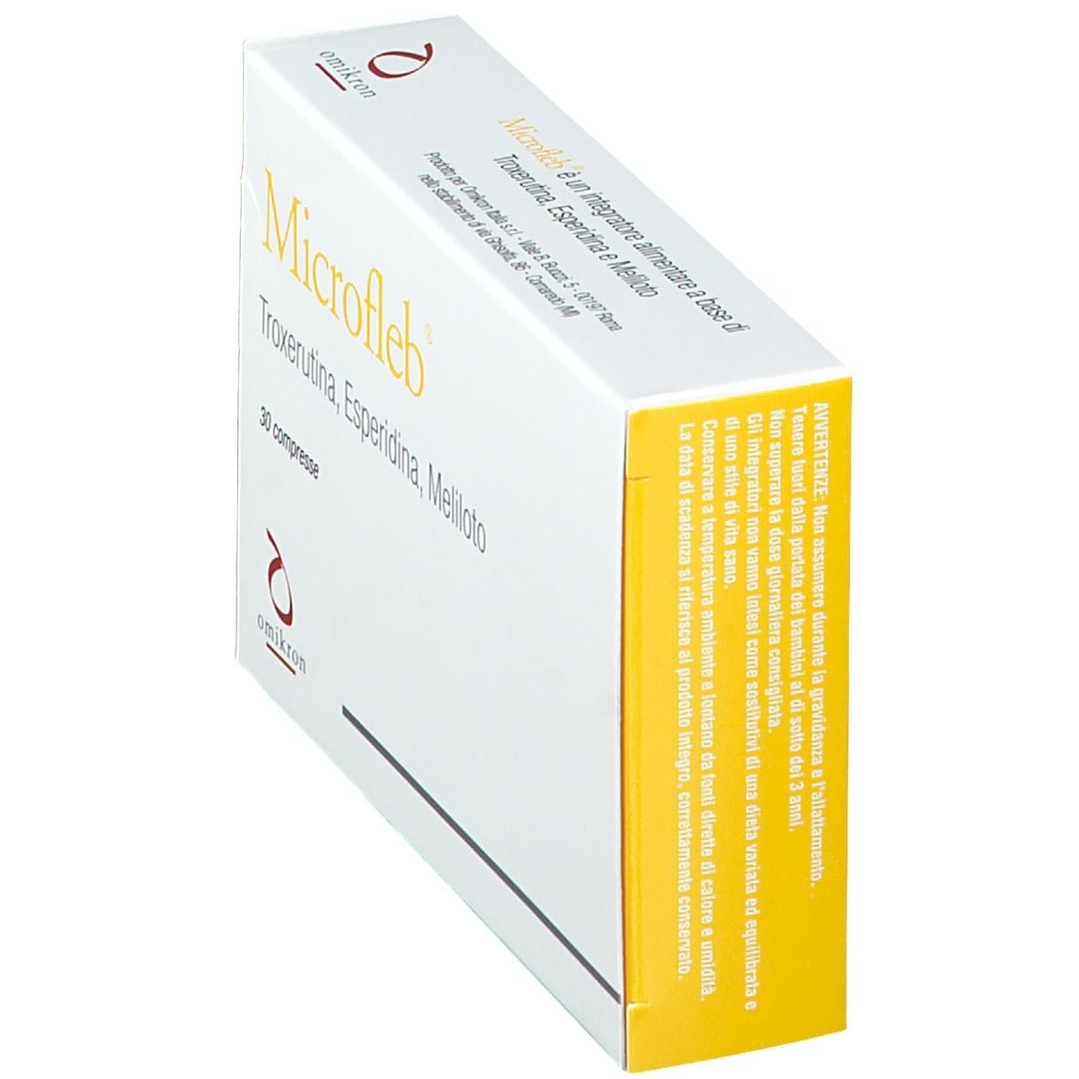 Integratore Microfleb per il microcircolo, 30 compresse