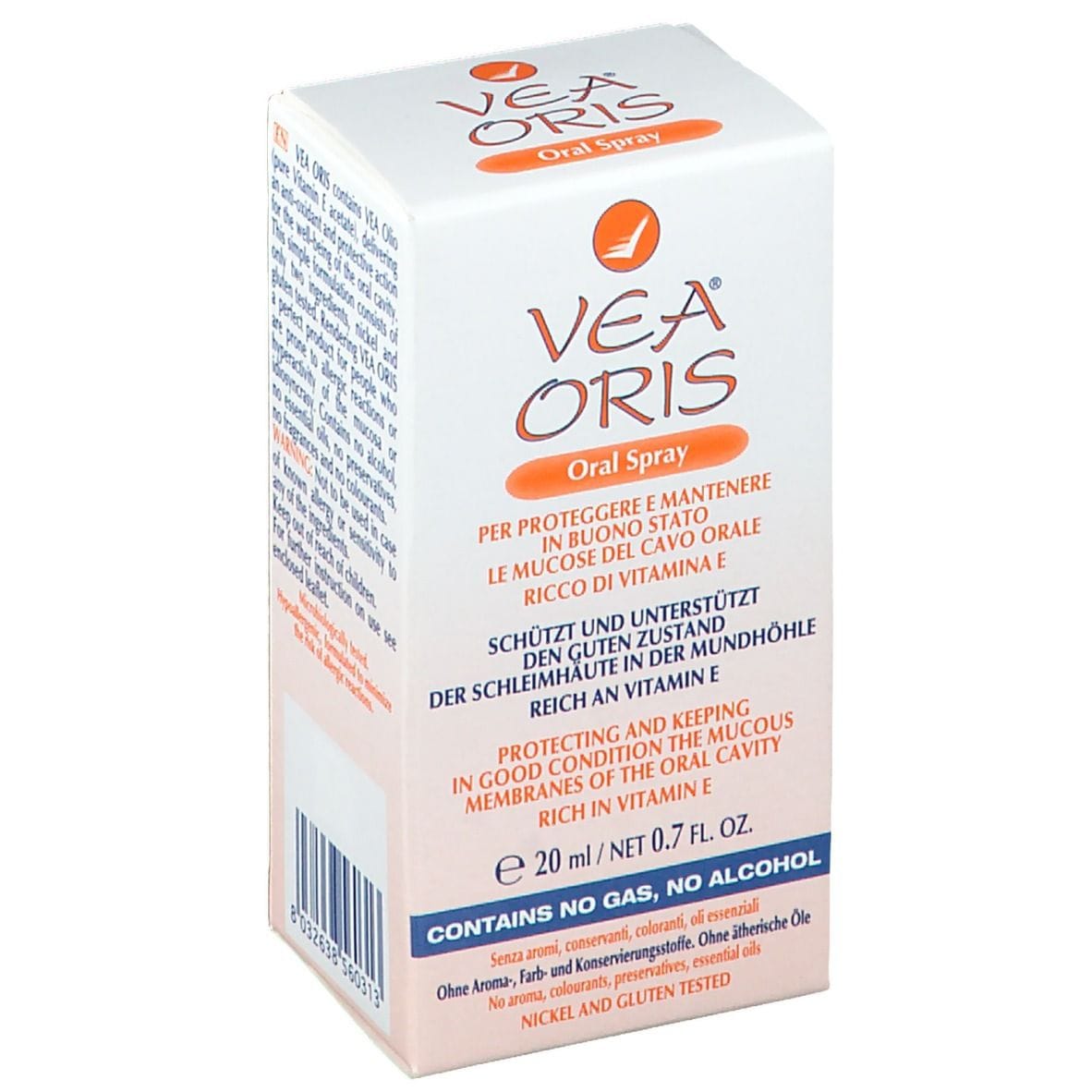 VEA Oris Spray alla Vitamina E per la mucosa orale, 20ml