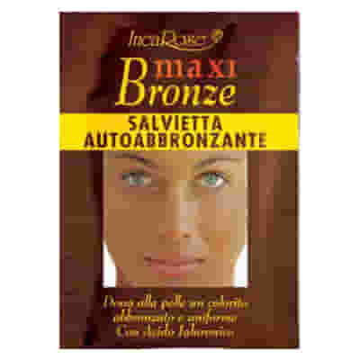 Salviette autoabbronzanti IncaRose Maxi Bronze con DHA