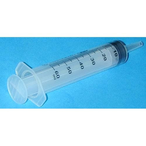 Siringa Schizzettone 60ml Monouso con Cono Catetere