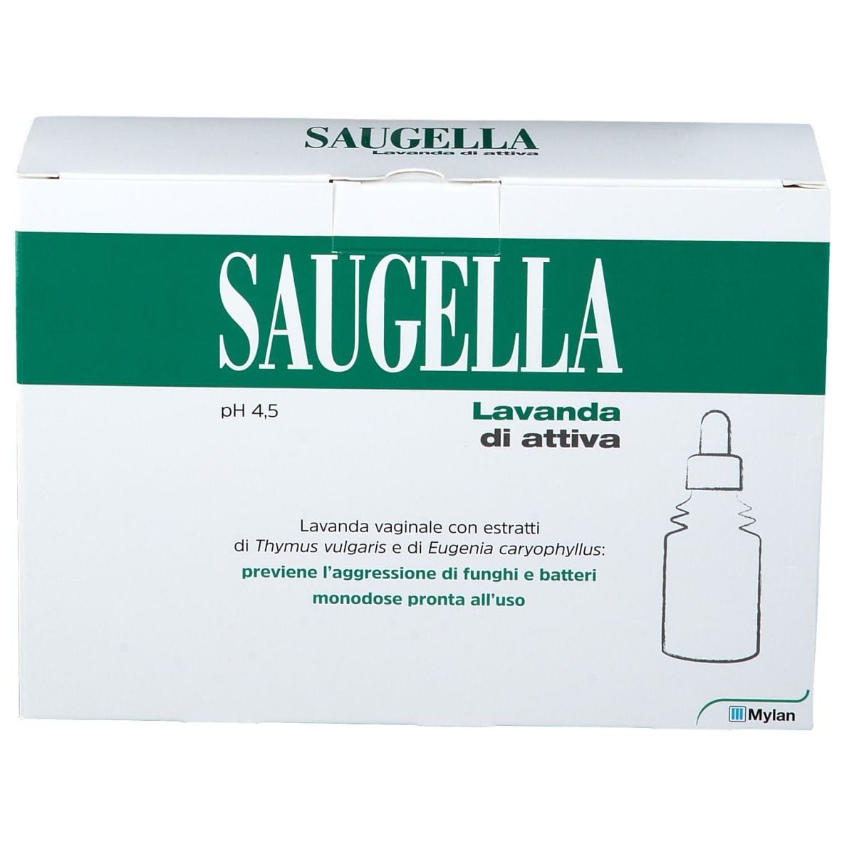 SAUGELLA LAVANDA VAGINALE ATTIVA 140 ML 4 PEZZI