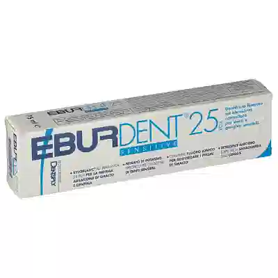 EBURDENT 25RDA SENSITIVE DENTIFRICIO AD ABRASIVITA' CONTROLLATA PER DENTI E GENGIVE SENSIBILI 75 ML