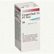 STRISCE REATTIVE PER APPARECCHIO AUTODIAGNOSTICO COAGUCHEK XS PT TEST 2X24 PEZZI