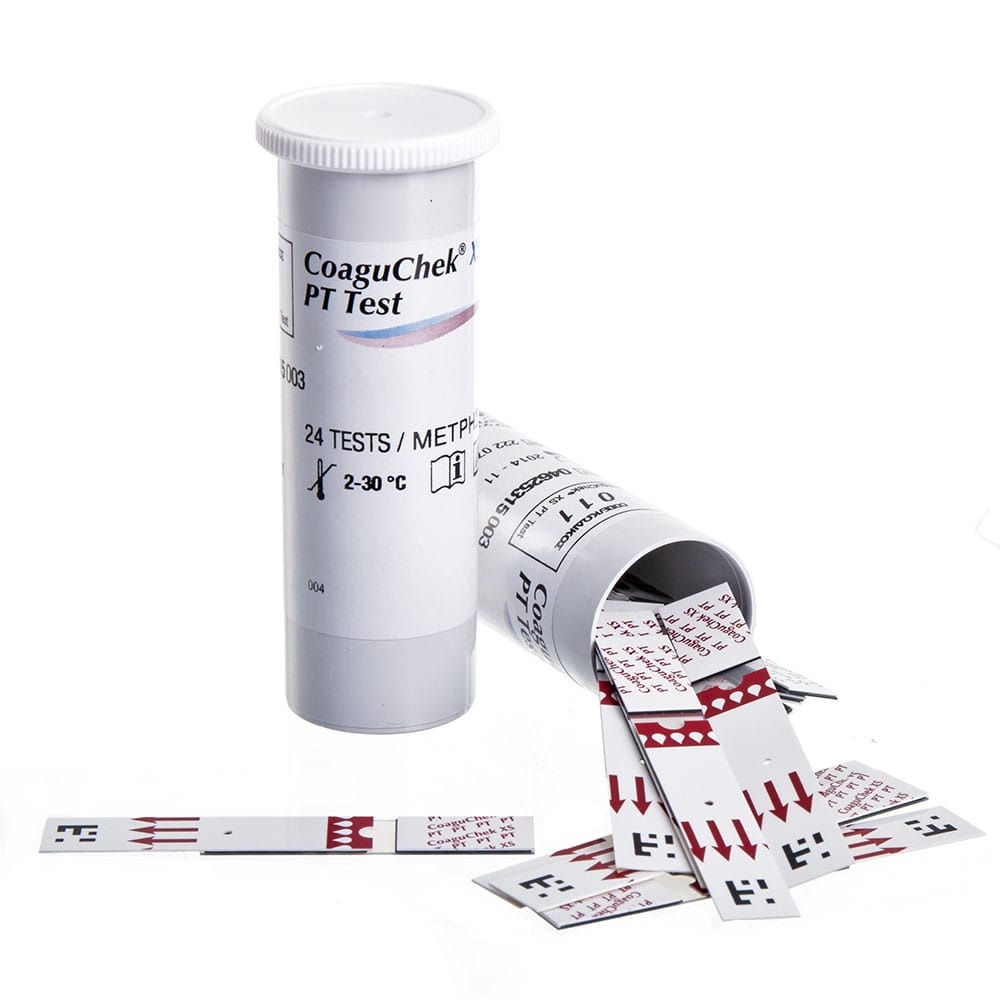 Strisce Reattive Per Dispositivo Autodiagnostico Coaguchek Xs Pt Test 24 Pezzi