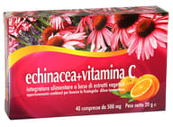 Integratore Echinacea e Vitamina C per le Difese, 40 Compresse