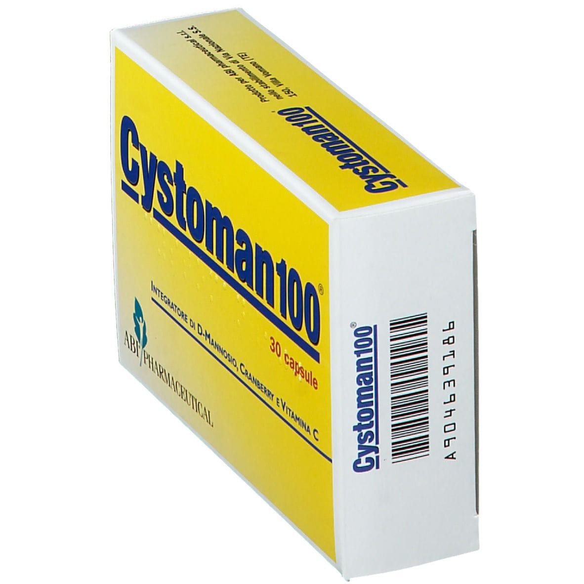 Integratore Cystoman 100 per le vie urinarie, 30 capsule