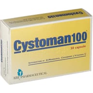Integratore Cystoman 100 per le vie urinarie, 30 capsule