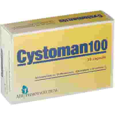 Integratore Cystoman 100 per le vie urinarie, 30 capsule