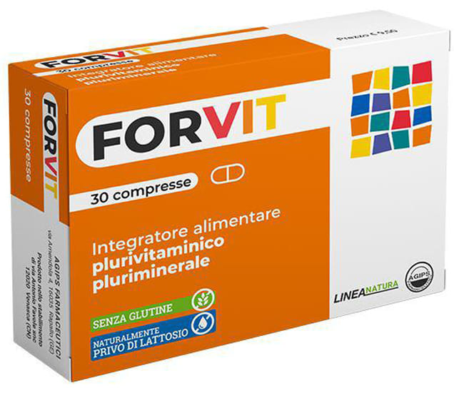 Integratore Forvit plurivitaminico e minerale, 30 compresse