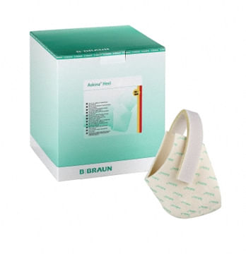 MEDICAZIONE IDROCELLULARE BISTRATIFICATA NON ADERENTE IN SCHIUMA DI POLIURETANO CONFORMATA PER IL TALLONE ASKINA HEEL 225CMQ 5 PEZZI
