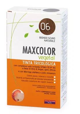 MAX COLOR VEGETAL 06 TINTURA 140 ML MAX COLOR VEGETAL 06 TINTURA 140 ML