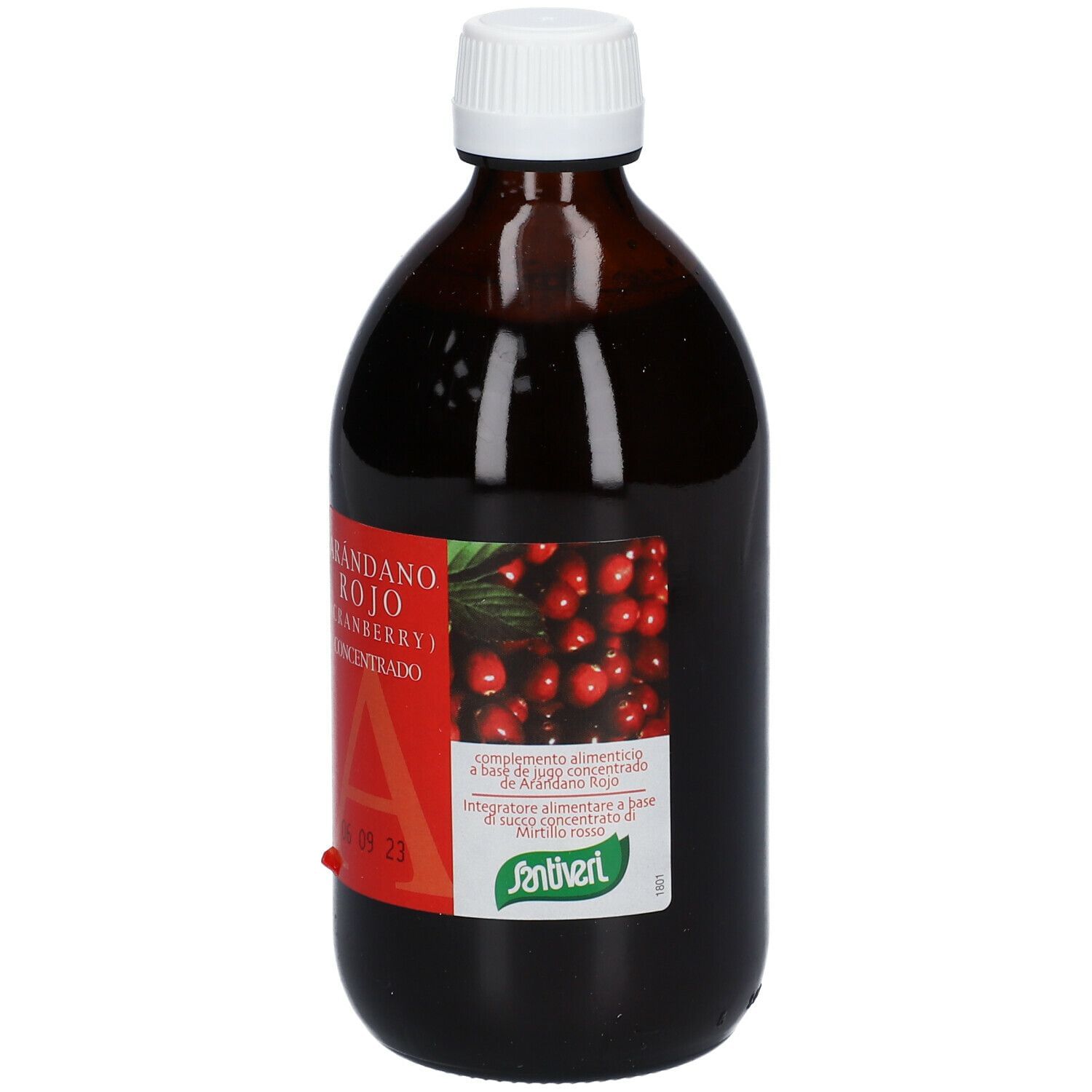 MIRTILLO ROSSO SUCCO CONCENTRATO 490 ML