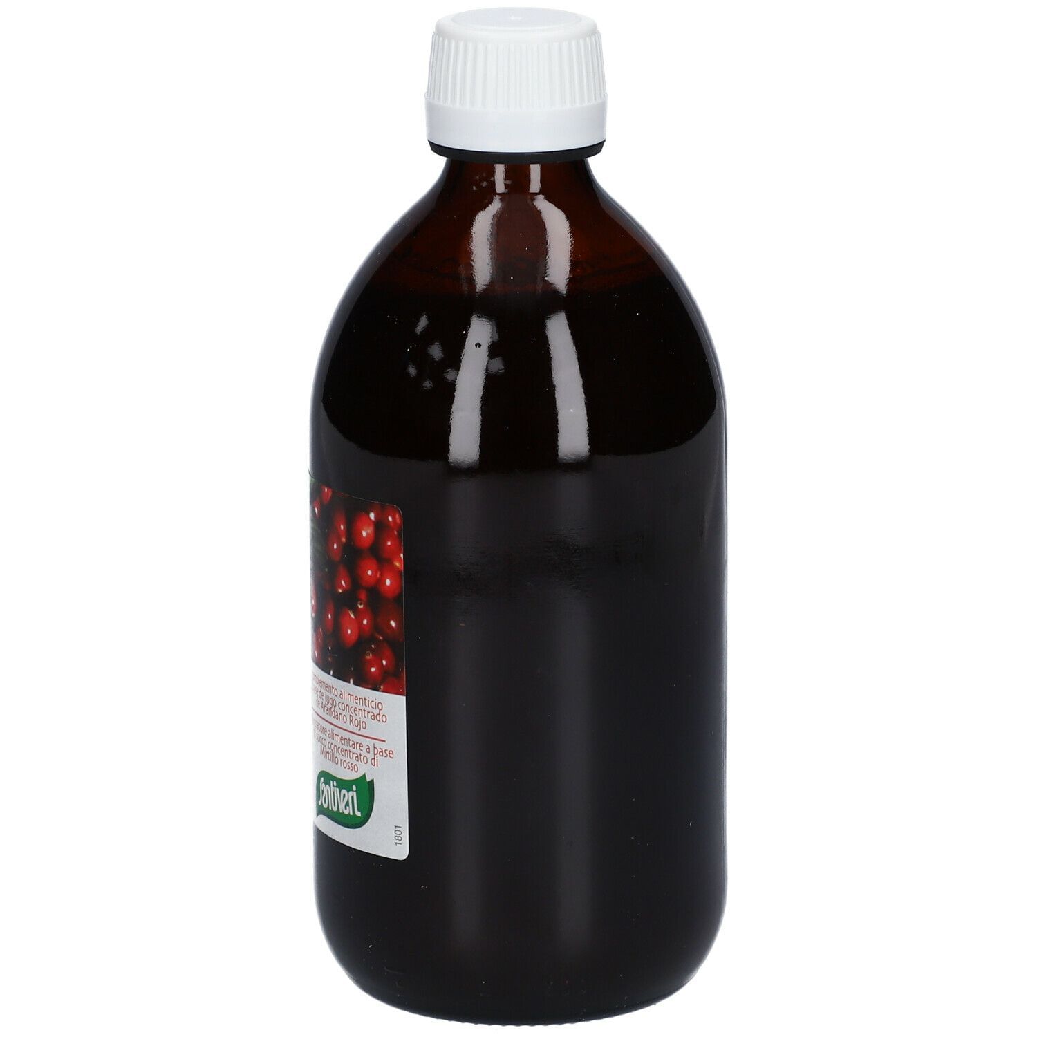 MIRTILLO ROSSO SUCCO CONCENTRATO 490 ML