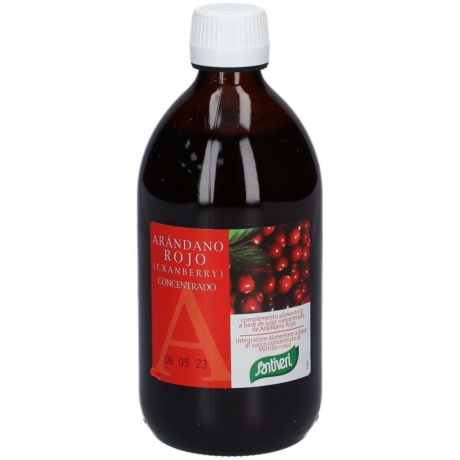 Mirtillo Rosso Succo Concentrato 490 Ml