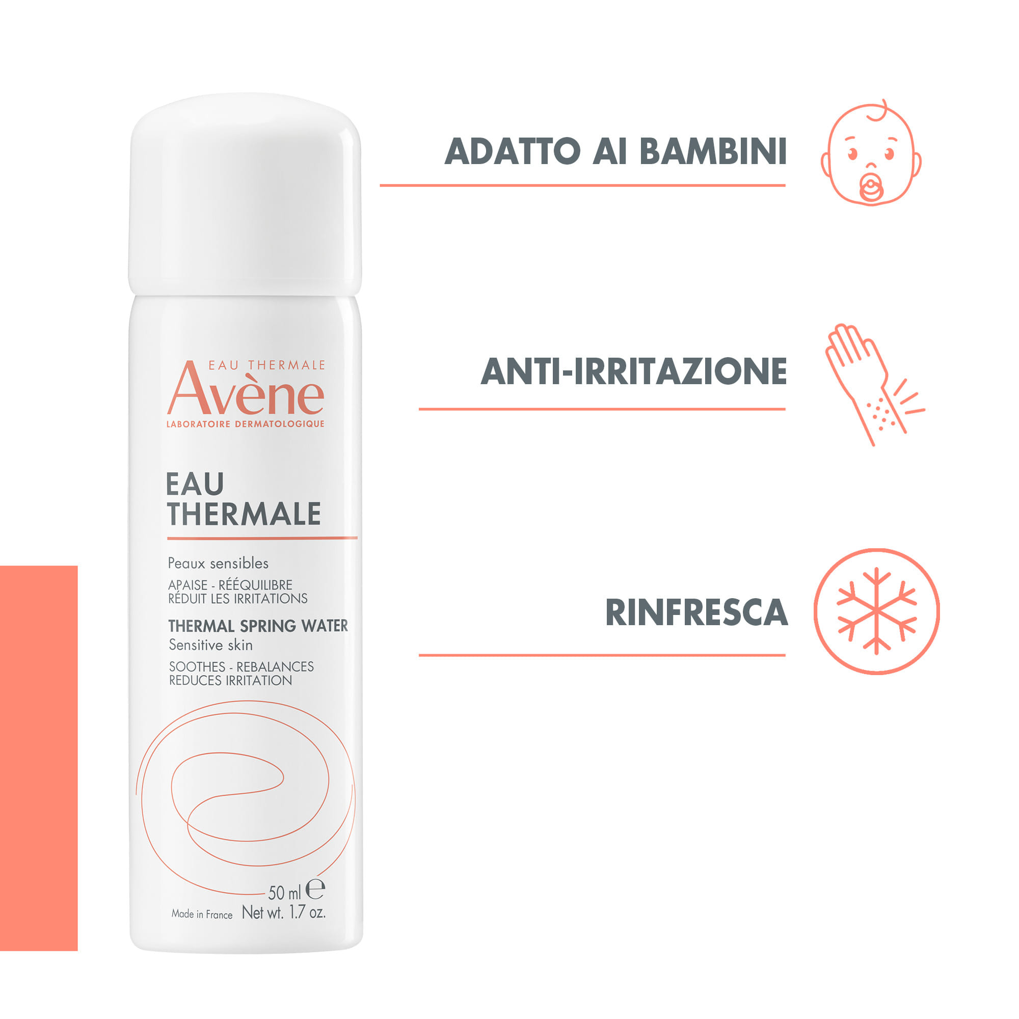 EAU THERMALE AVENE SPRAY ACQUA TERMALE 50 ML