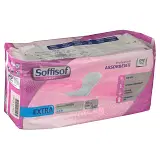 PANNOLONE PER INCONTINENZA CON PROTEZIONI DISCRETE MORBIDE E ANATOMICHE CON NUCLEO SUPER ASSORBENTE E UNO SPECIALE FILTRANTE ESTERNO TRASPIRANTE SOFFISOF LADY EXTRA 10 PEZZI
