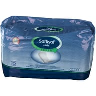PANNOLONE PER INCONTINENZA CON PROTEZIONI DISCRETE MORBIDE E ANATOMICHE CON NUCLEO SUPER ASSORBENTE E UNO SPECIALE FILTRANTE ESTERNO TRASPIRANTE SOFFISOF LADY SUPER 15 PEZZI