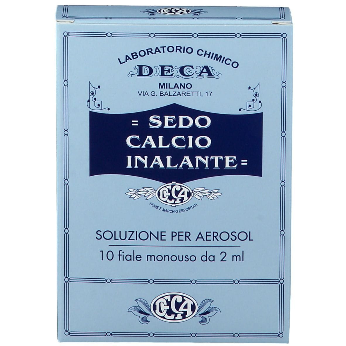 SEDO CALCIO INALANTE SOLUZIONE AEROSOL 10 FIALE 2 ML