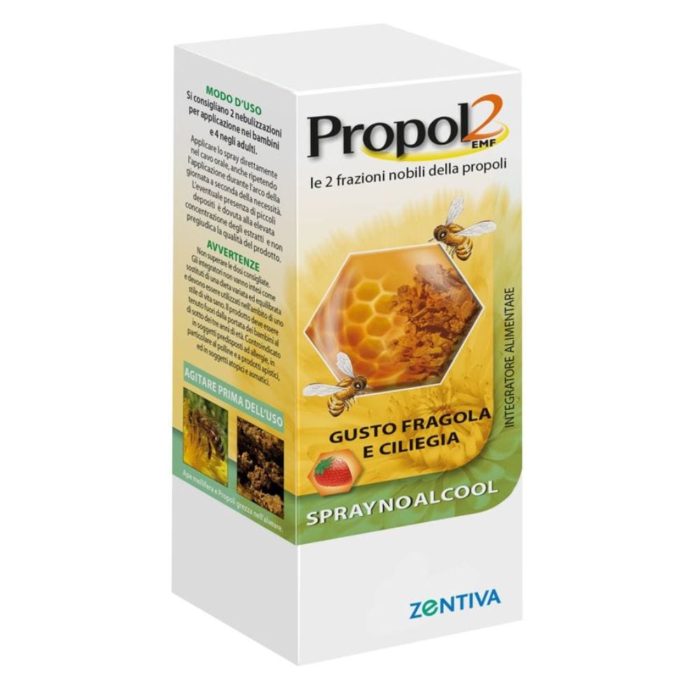 PROPOL2 EMF SPRAY NO ALCOOL FRAGOLA E CILIEGIA 30 ML