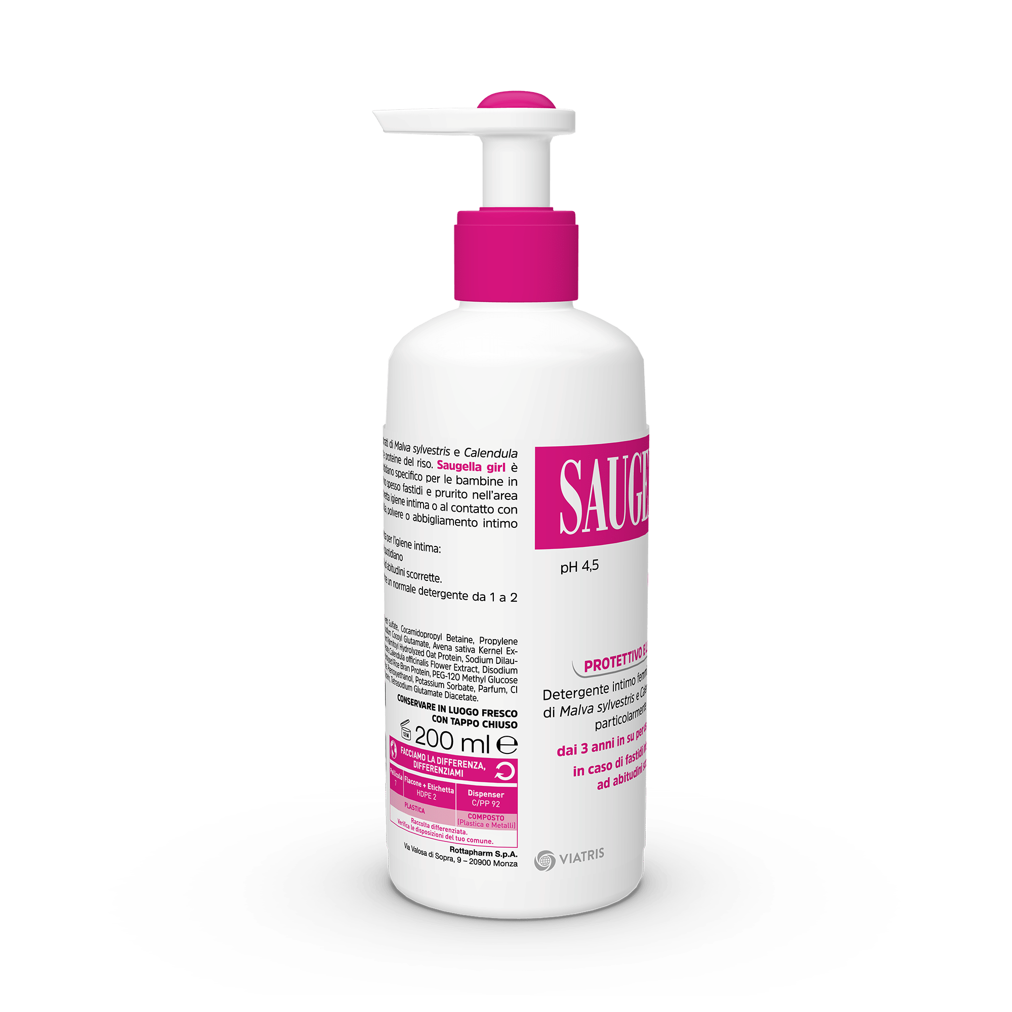 SAUGELLA GIRL PH NEUTRO 200 ML