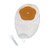 Sacca Urostomia Mono Pezzo Con Protettore Cutaneo E Adesivo Microporoso Con Rubineto E Valvola Antireflusso Silk Misura 12/55 Mm 30 Pezzi Flexima Uro