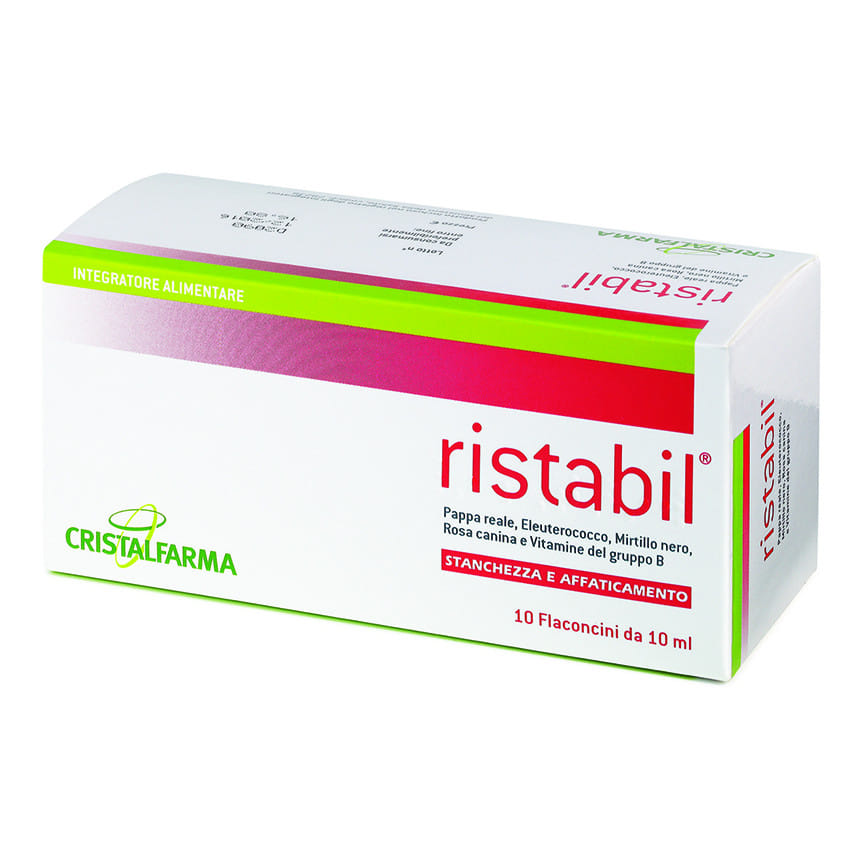 Integratore Ristabil Cristalpharma ricostituente, 10 flaconcini