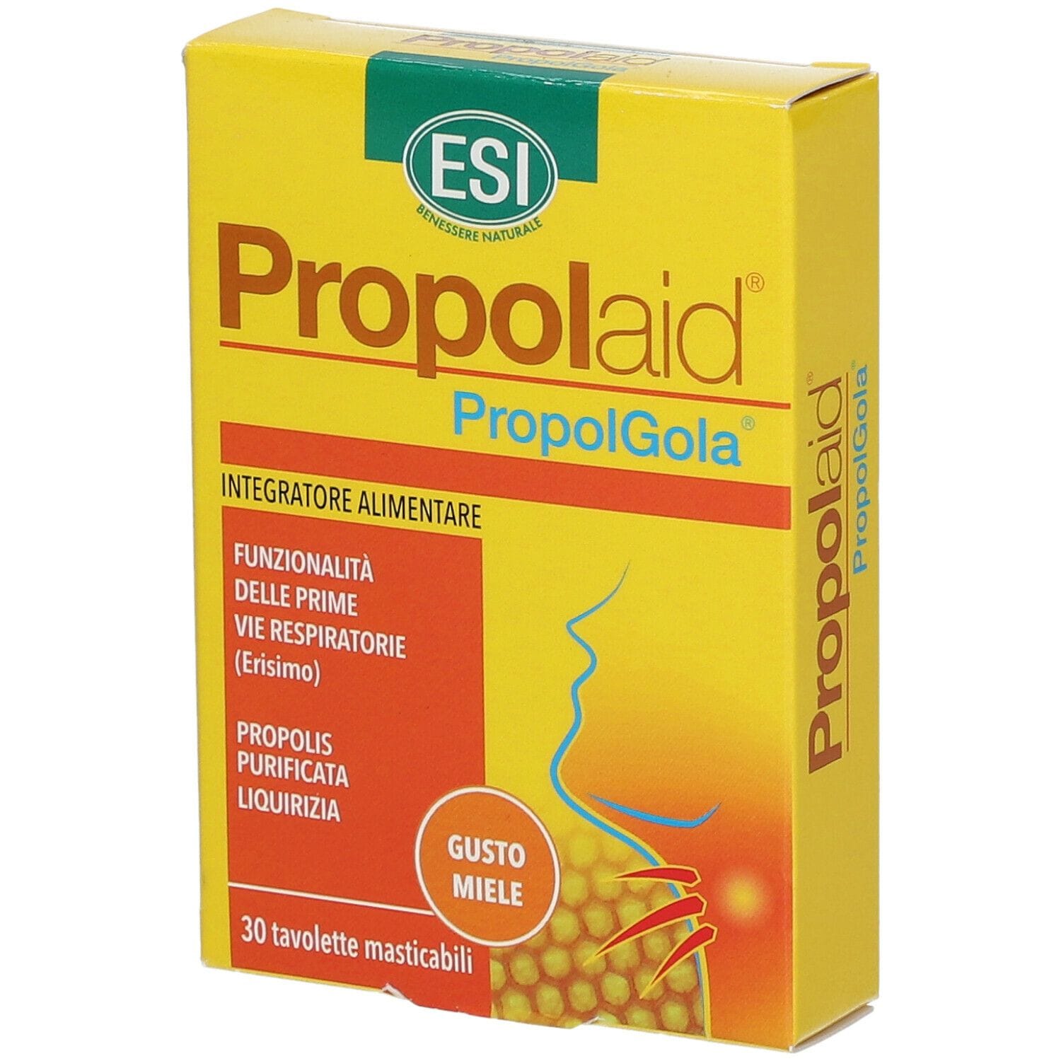 ESI PROPOLAID TAVOLETTE GOLA MIELE 30 TAVOLETTE