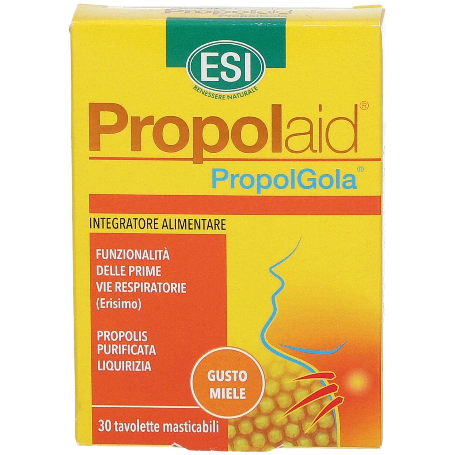 ESI PROPOLAID TAVOLETTE GOLA MIELE 30 TAVOLETTE