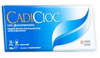 CADICIOC TAVOLETTA LATTE CON GLUCOMANNANO 100 G CADICIOC TAVOLETTA LATTE CON GLUCOMANNANO 100 G