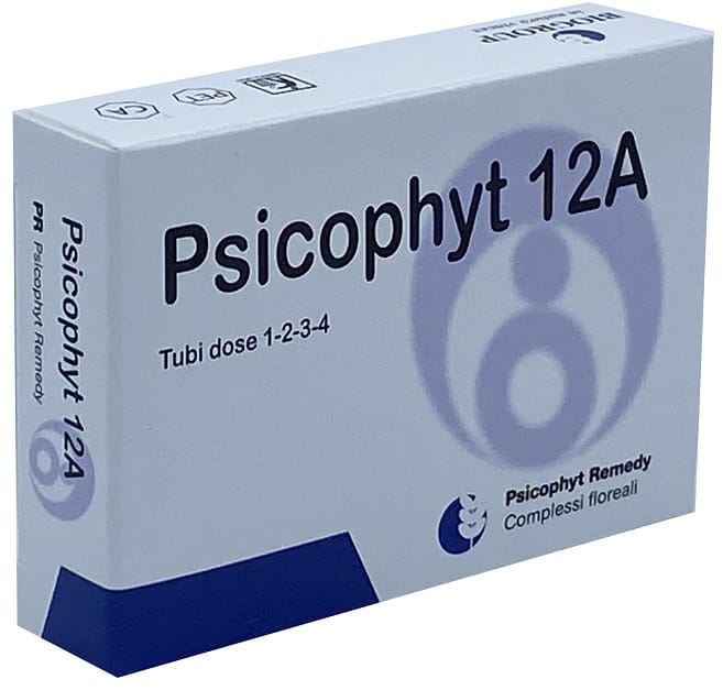 Psicophyt Remedy 12A ai fiori di Bach, 4 tubi da 1,2g
