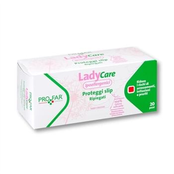 Ladycare Proteggi Slip Ripiegati 20 Pezzi Profar