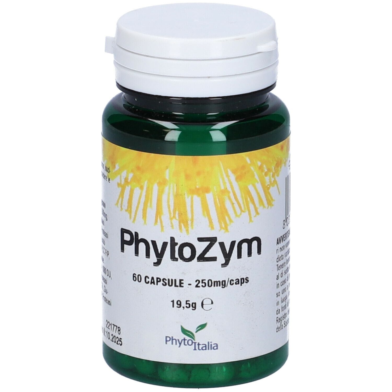 Integratore Phytozym 60 capsule per digestione e vitalità