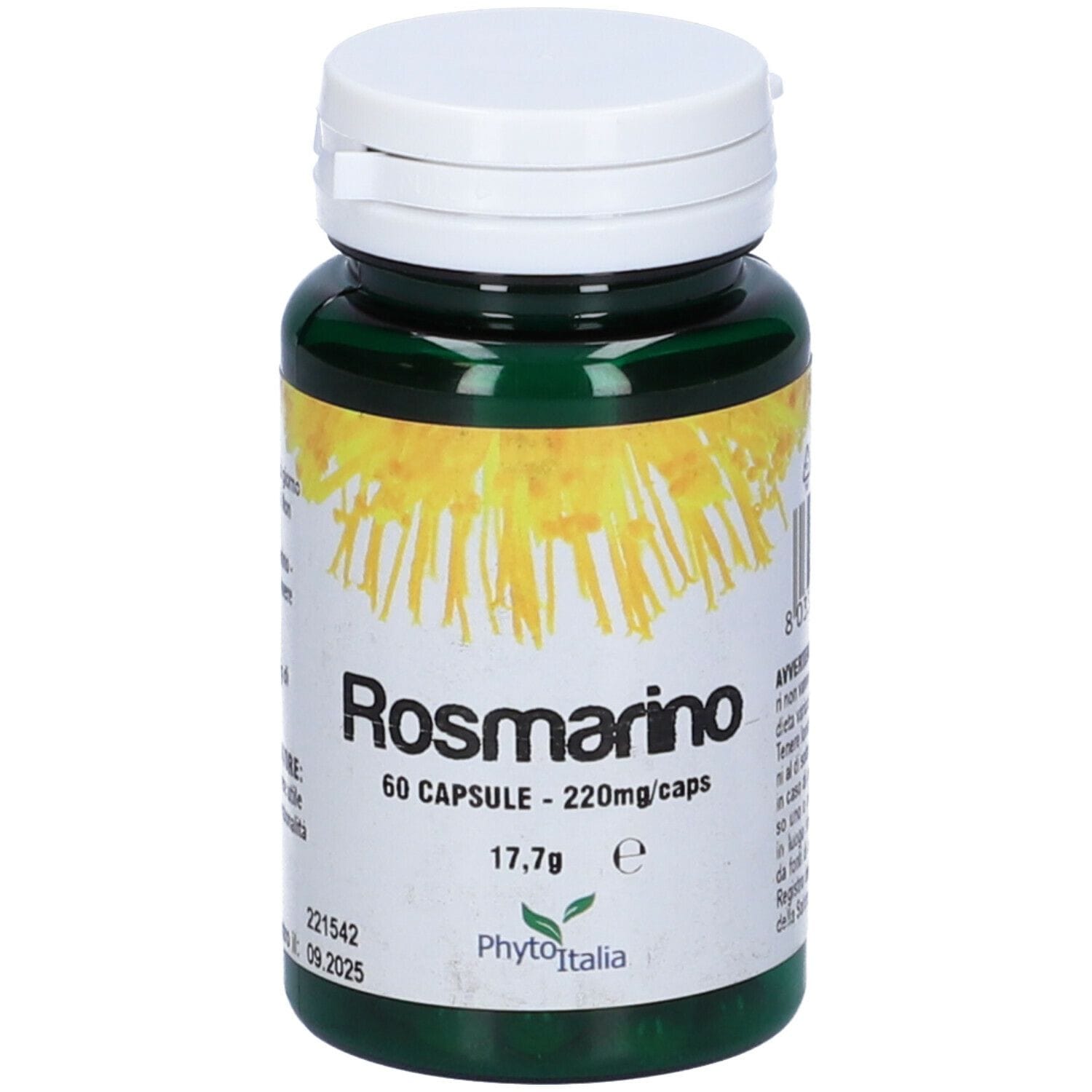 Integratore di Rosmarino 60 capsule per energia e memoria