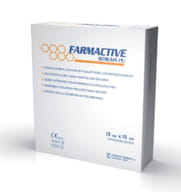 Medicazione Farmactive Schiuma Poliuretano 10x10cm, 10 pezzi