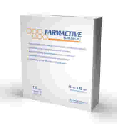 Medicazione Farmactive Schiuma Poliuretano 10x10cm, 10 pezzi