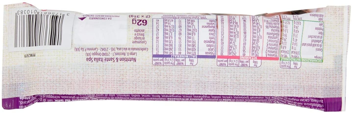 PESOFORMA BARRETTA MONOPASTO CIOCCOLATO 62 G
