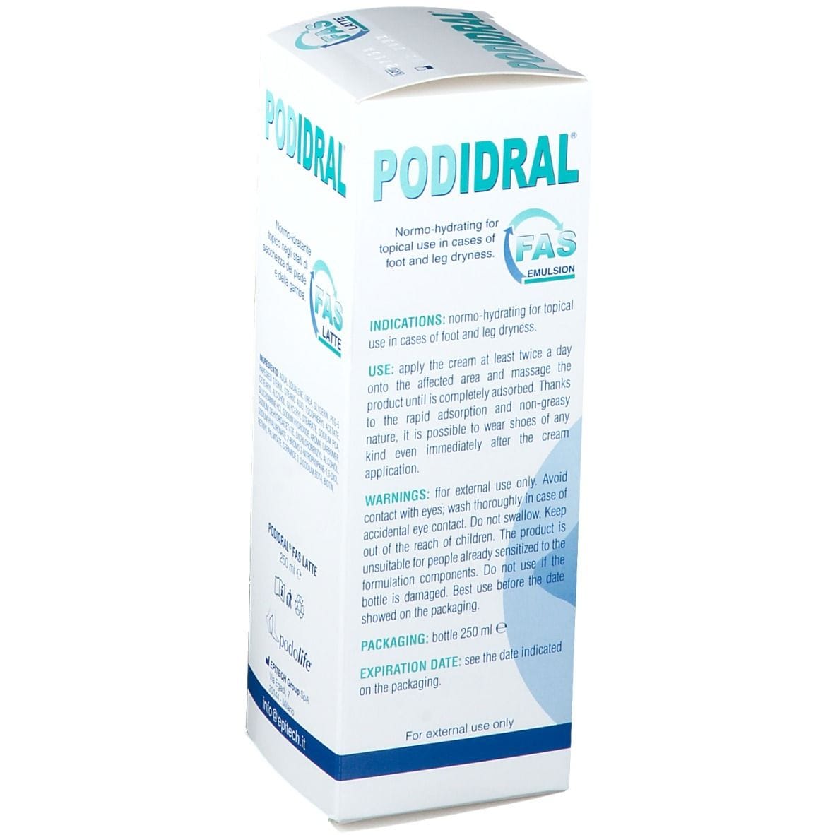 PODIDRAL FAS LATTE 250 ML