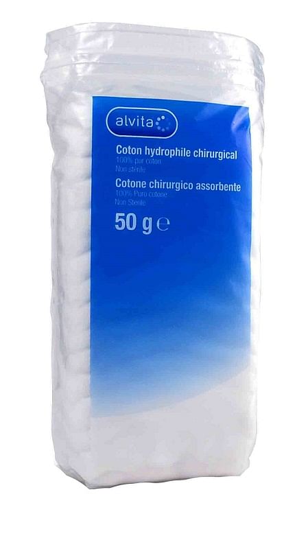 Cotone Chirurgico Alvita Assorbente 50 G