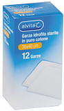 GARZA IDROFILA IN PURO COTONE ALVITA 36X40CM 12 PEZZI