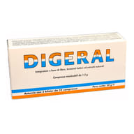 Integratore Digeral per digestione e flora intestinale, 20 compresse