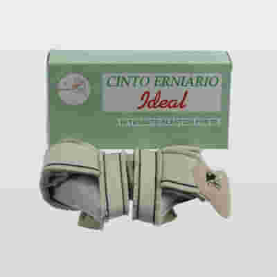 CINTO ERNIARIO IDEAL IN TESSUTO ELASTICO FORTE SINISTRO GRIGIO FRANGIATO 85CM