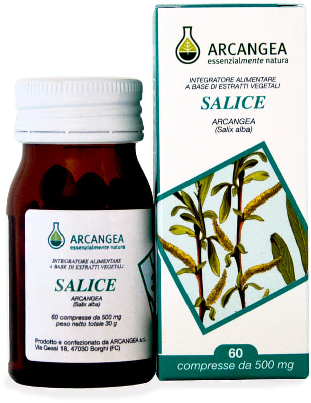 Integratore di Salice 500mg per articolazioni, 60 capsule
