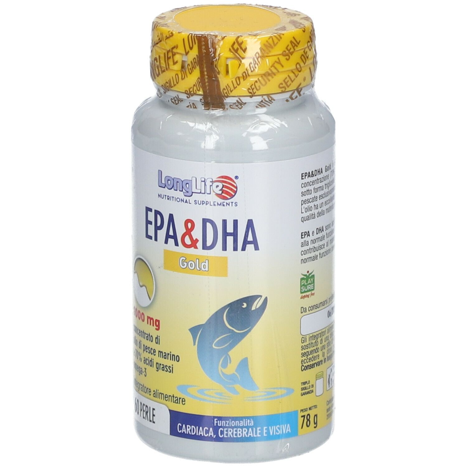 LONGLIFE EPA DHA GOLD 60 PERLE