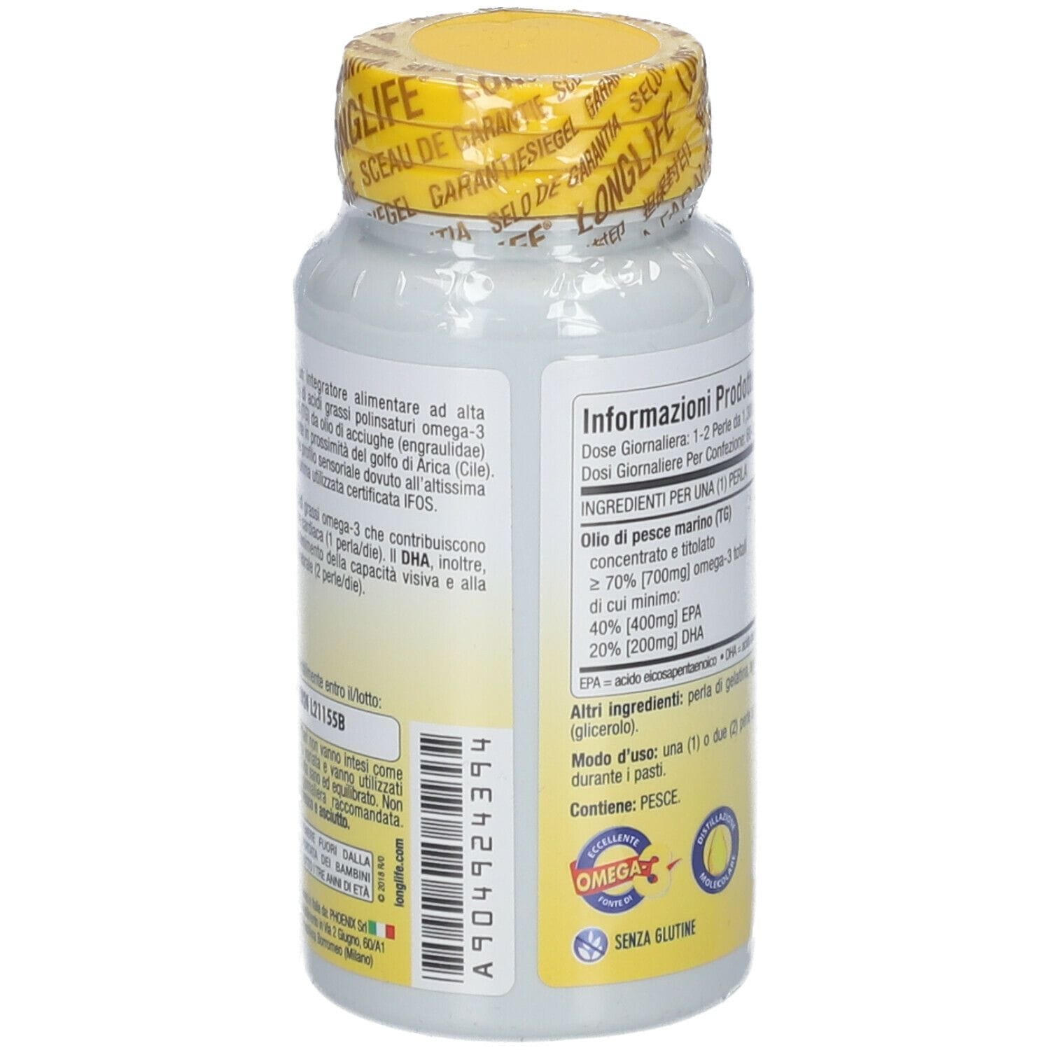 LONGLIFE EPA DHA GOLD 60 PERLE