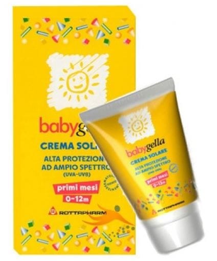 Crema solare Babygella per neonati 0-12 mesi, 50ml